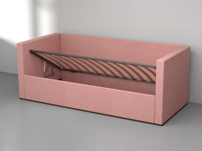 Кровать мягкая с подъёмным механизмом арт. 030 розовый в Заречном - zarechnyj.magazinmebel.ru | фото - изображение 2