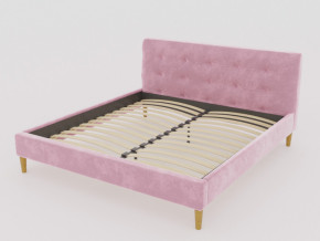 Кровать Пайли 1600 розовый в Заречном - zarechnyj.magazinmebel.ru | фото - изображение 1