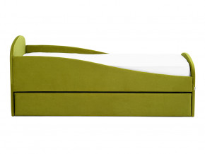 Кровать с ящиком Letmo оливковый (велюр) в Заречном - zarechnyj.magazinmebel.ru | фото - изображение 6