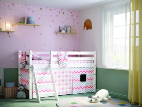 Кровать с наклонной лестницей Соня Вариант 12 белая в Заречном - zarechnyj.magazinmebel.ru | фото - изображение 1