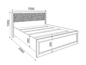 Кровать с настилом 1400 Саванна М04 в Заречном - zarechnyj.magazinmebel.ru | фото - изображение 2