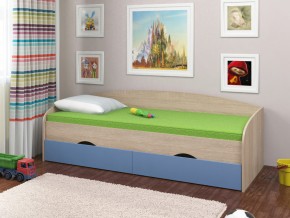 Кровать Соня 2 сонома-голубой в Заречном - zarechnyj.magazinmebel.ru | фото