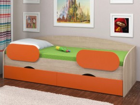 Кровать Соня 2 сонома-оранжевый в Заречном - zarechnyj.magazinmebel.ru | фото - изображение 2
