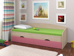 Кровать Соня 2 сонома-розовый в Заречном - zarechnyj.magazinmebel.ru | фото