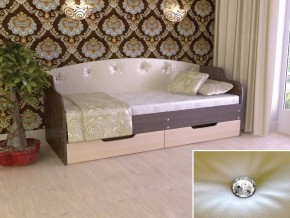 Кровать Юниор Тип 2 Венге/дуб молочный 800х1600 в Заречном - zarechnyj.magazinmebel.ru | фото - изображение 1