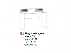 Надстройка для стола 31 (Полка) в Заречном - zarechnyj.magazinmebel.ru | фото