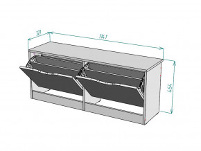 Обувница W57 в Заречном - zarechnyj.magazinmebel.ru | фото - изображение 3