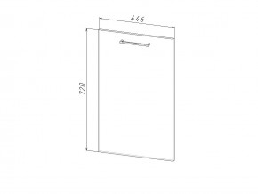 П 45 Комплект для посудомоечной машины 450 мм (цоколь + фасад) ЛДСП в Заречном - zarechnyj.magazinmebel.ru | фото