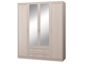 Шкаф 4-х дверный с зеркалом и ящиками в Заречном - zarechnyj.magazinmebel.ru | фото