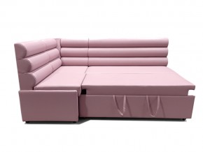 Угловой диван Призма Валики со спальным местом розовый в Заречном - zarechnyj.magazinmebel.ru | фото - изображение 3